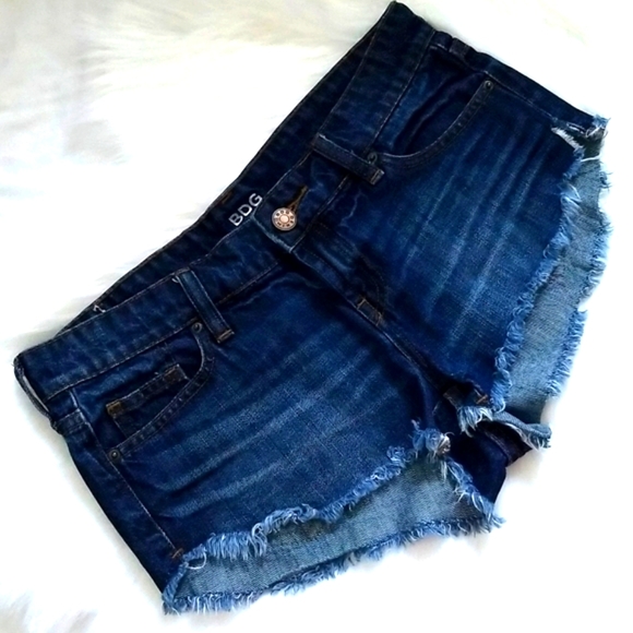 BDG Urban Outfitters Low Rise Dolphin Denim Shorts - Picture 1 of 14